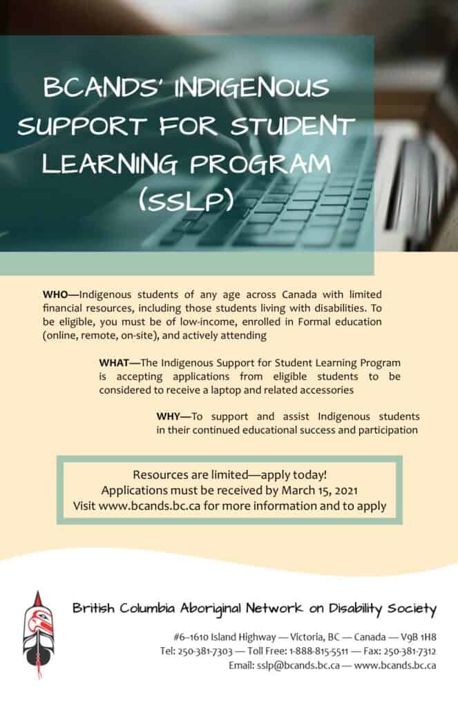 BCANDS Indigenous Support for Student Learning Program In