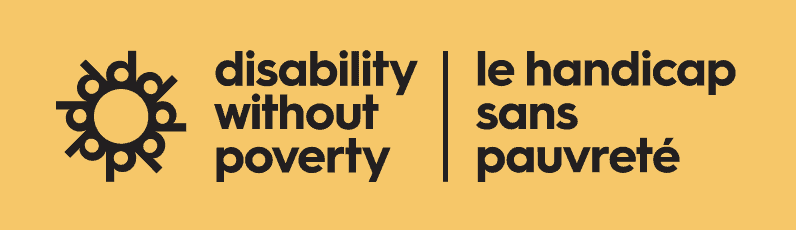 Disability without poverty logo